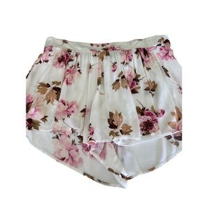 Windsor Women’s Shorts Sheer with Lining Floral SZ S